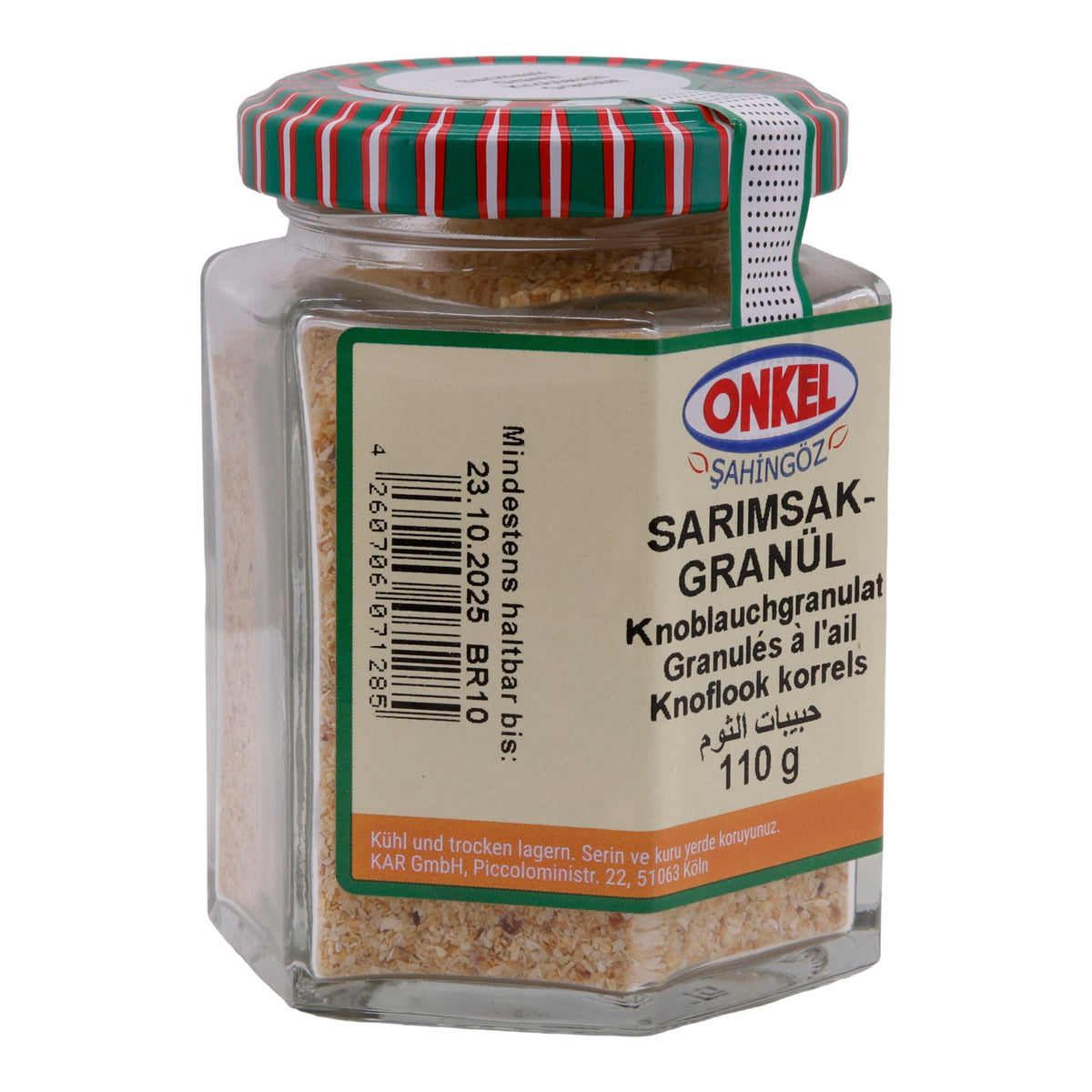 Sarımsak Granül Onkel Şahingöz | Gewürz | Knoblauchgranulat | 110 g ONKEL SAHINGÖZ