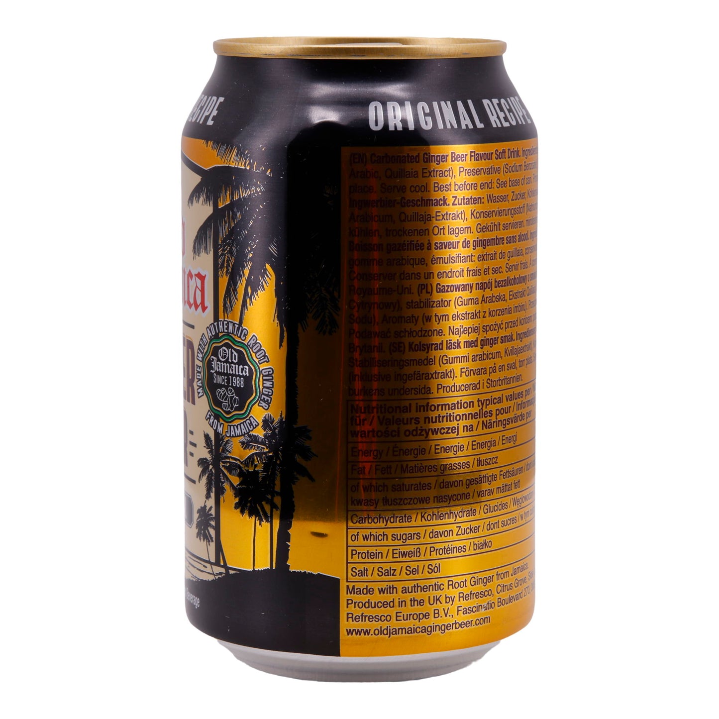 Ginger Beer Old Jamaica | Original | Alkoholfrei mit natürlichem Ingwer | 330ml