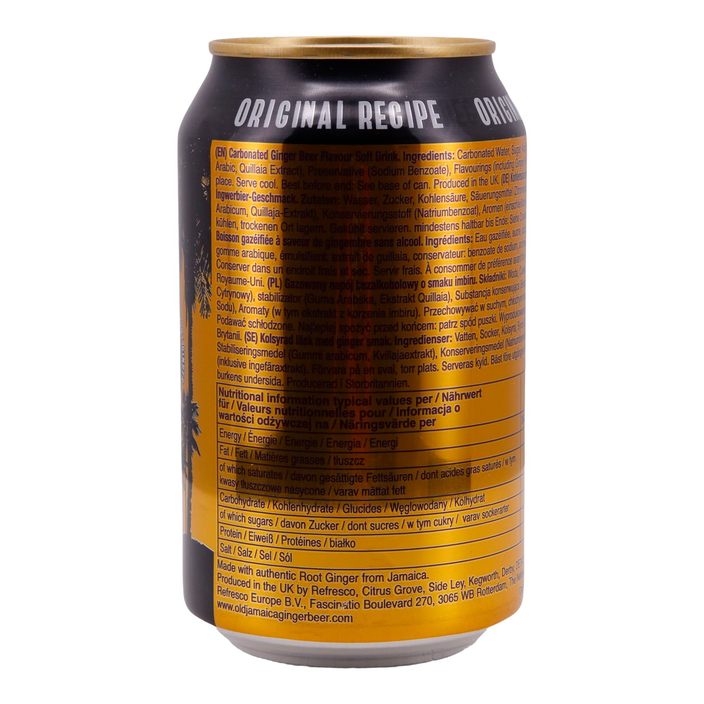 Ginger Beer Old Jamaica | Original | Alkoholfrei mit natürlichem Ingwer | 330ml