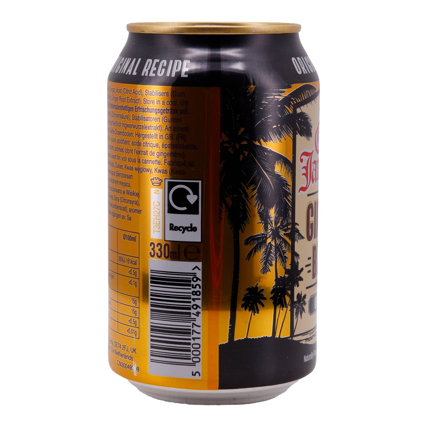 Ginger Beer Old Jamaica | Original | Alkoholfrei mit natürlichem Ingwer | 330ml
