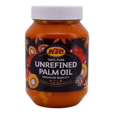 Unrefined Palm Oil KTC | Öl | 100 % Reines Palmöl | 500 ml KTC