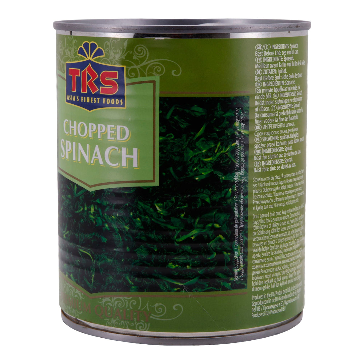 Spinat TRS | Gehackter Spinat | Premium Qualität | 795 g Dose - Taste Your World