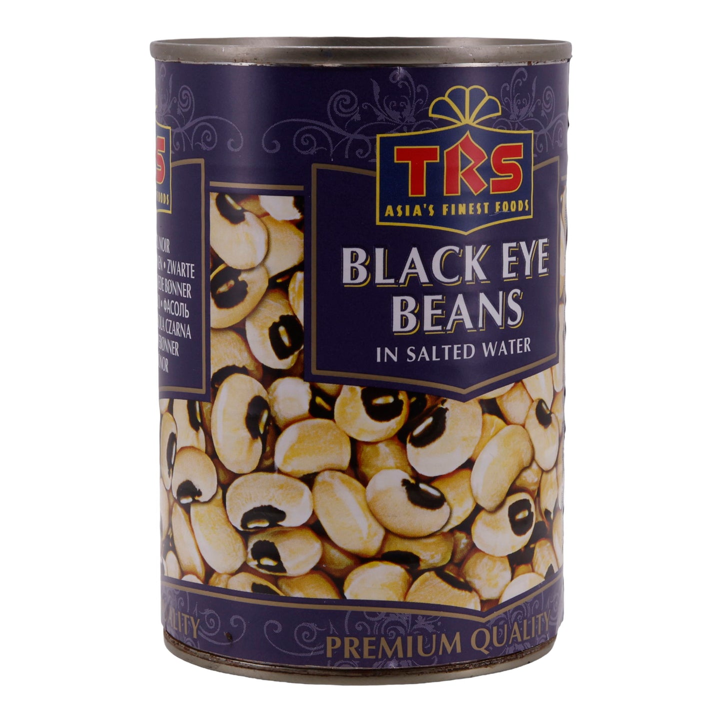 Bohnen TRS | Haricots Œil Noir | Qualité Premium, dans de l'eau salée | 400 g