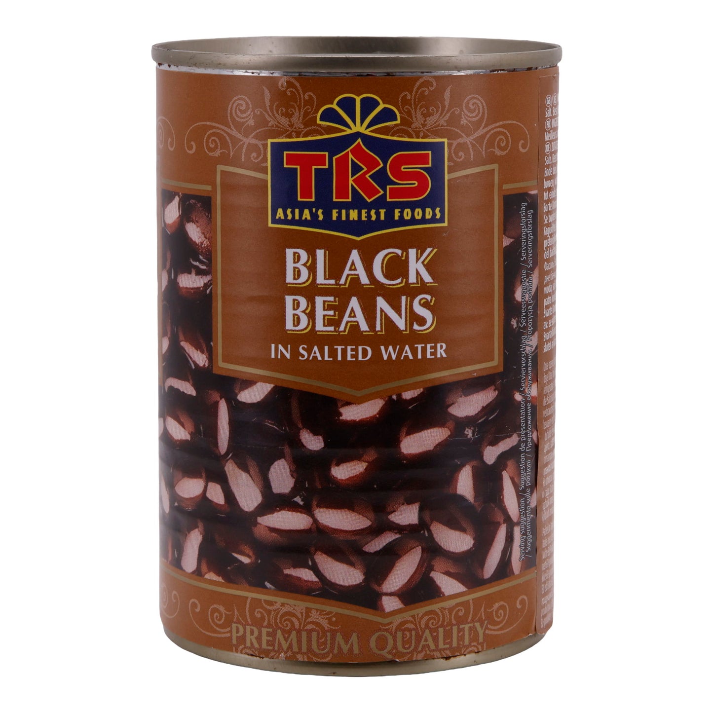 Bohnen TRS | Zwarte bonen in zout water | Premium kwaliteit | 400 g