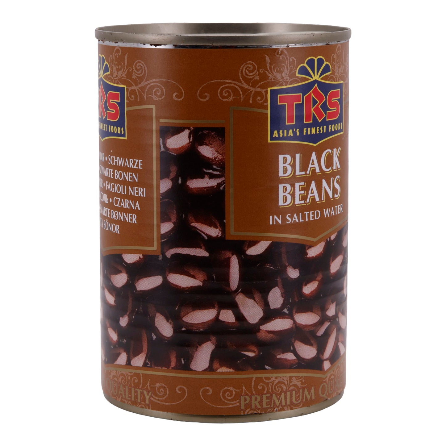 Bohnen TRS | Zwarte bonen in zout water | Premium kwaliteit | 400 g