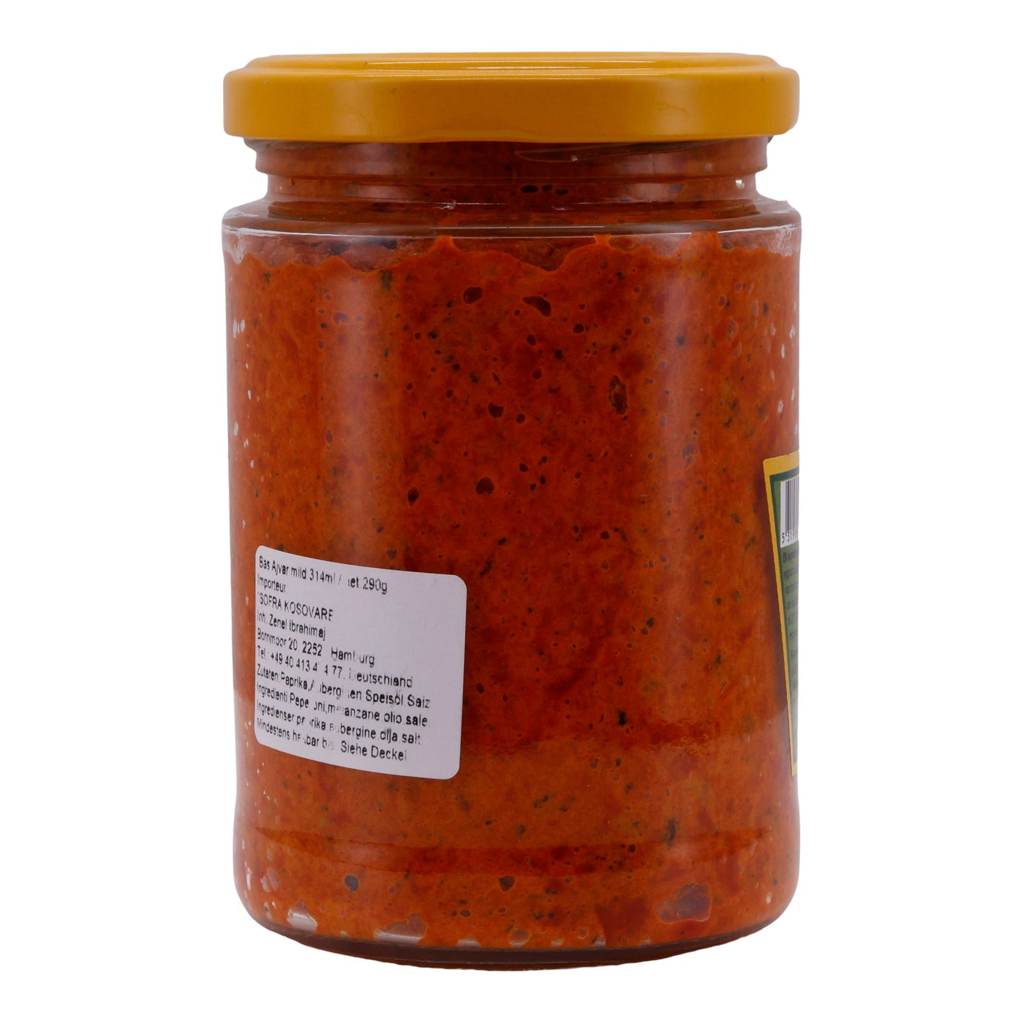 'Baš Ajvar mild – Pepper paste with grilled peppers, 290 g, traditional and versatile'