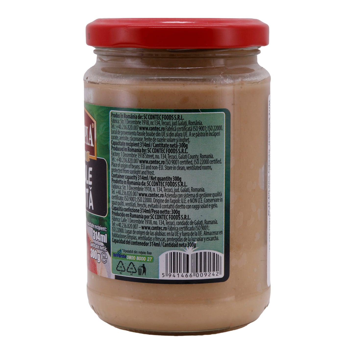 Bohnenpaste Olympia Fasole Bătută | Pasta | Met Tomatensaus | 300 g