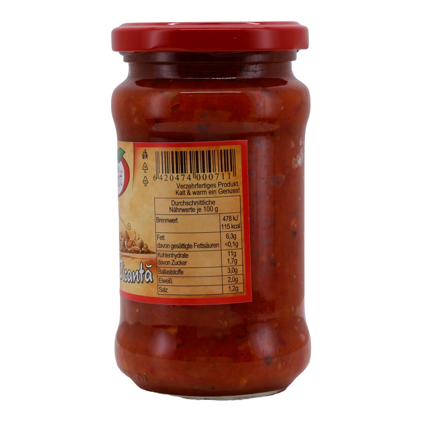 Preparato di verdure Arovit | Zacuscă piccante | Speziato | Barattolo da 300 g