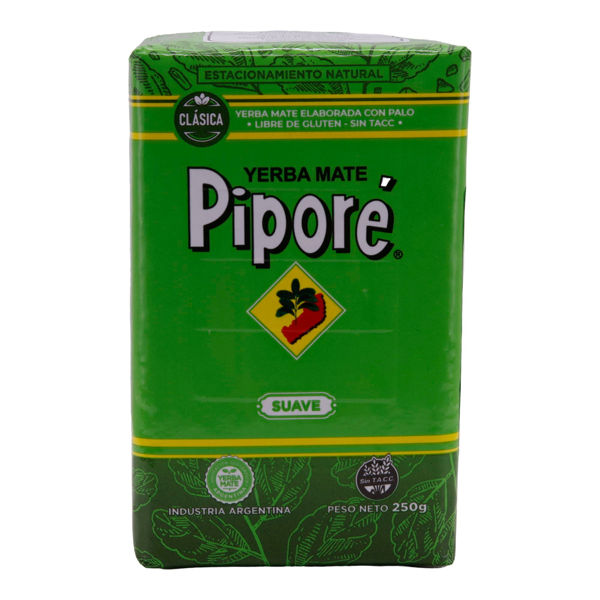 Tee Piporé | Yerba Mate Suave | Milde Yerba Mate für sanften Genuss | 250 g PIPORE