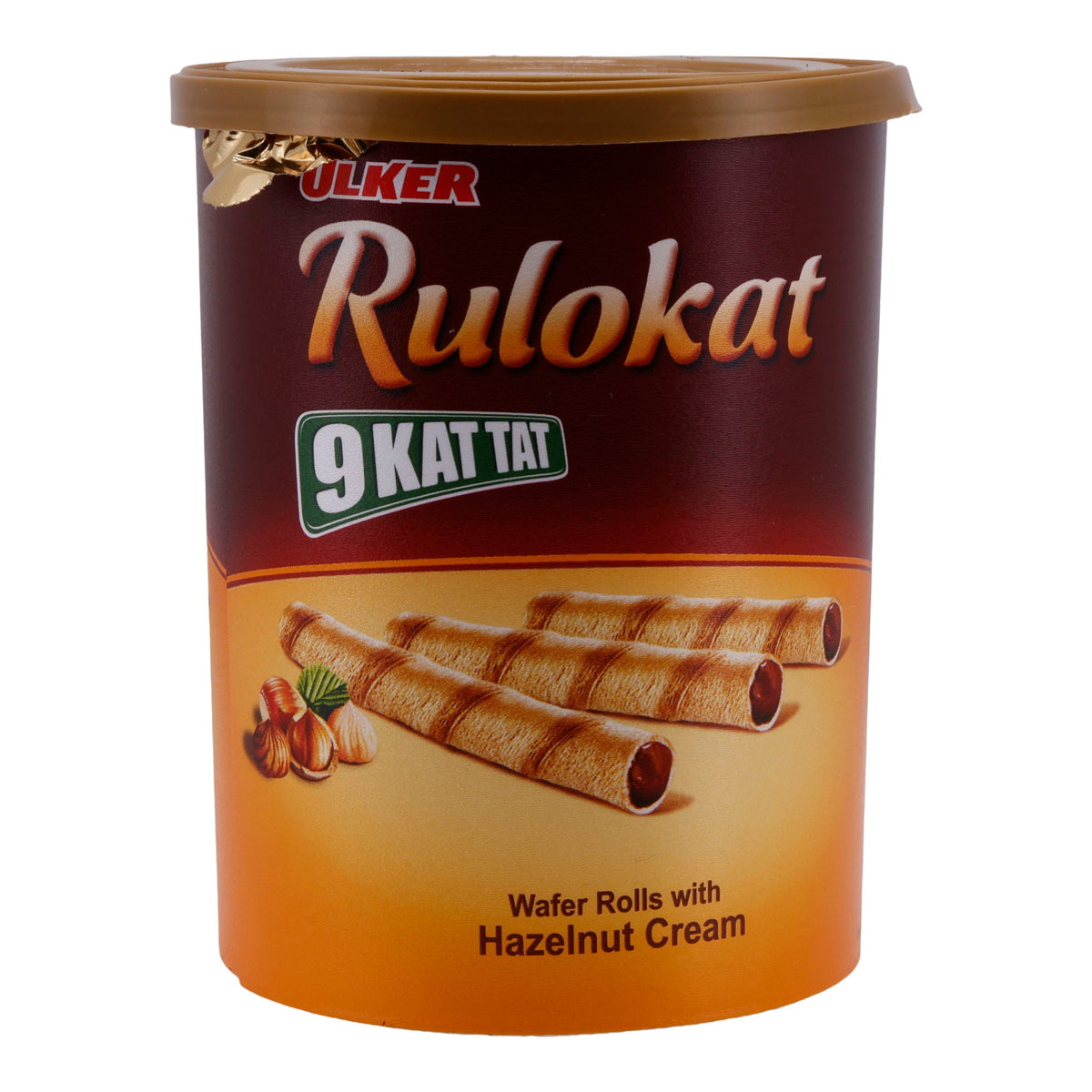 Waffelröllchen Ülker | Rulokat | Mit Haselnusscreme | 170 g UELKER