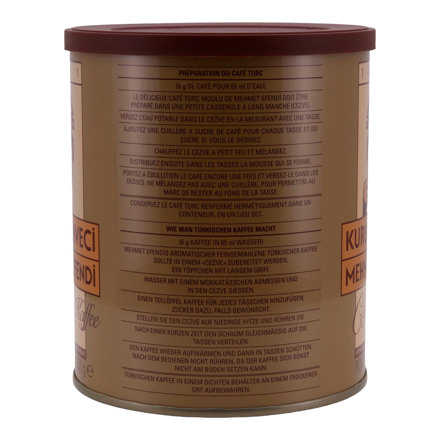 Türkischer Kaffee Kurukahveci Mehmet Efendi | Mokka | Traditionelle Qualität & intensives Aroma | 250 g Packung