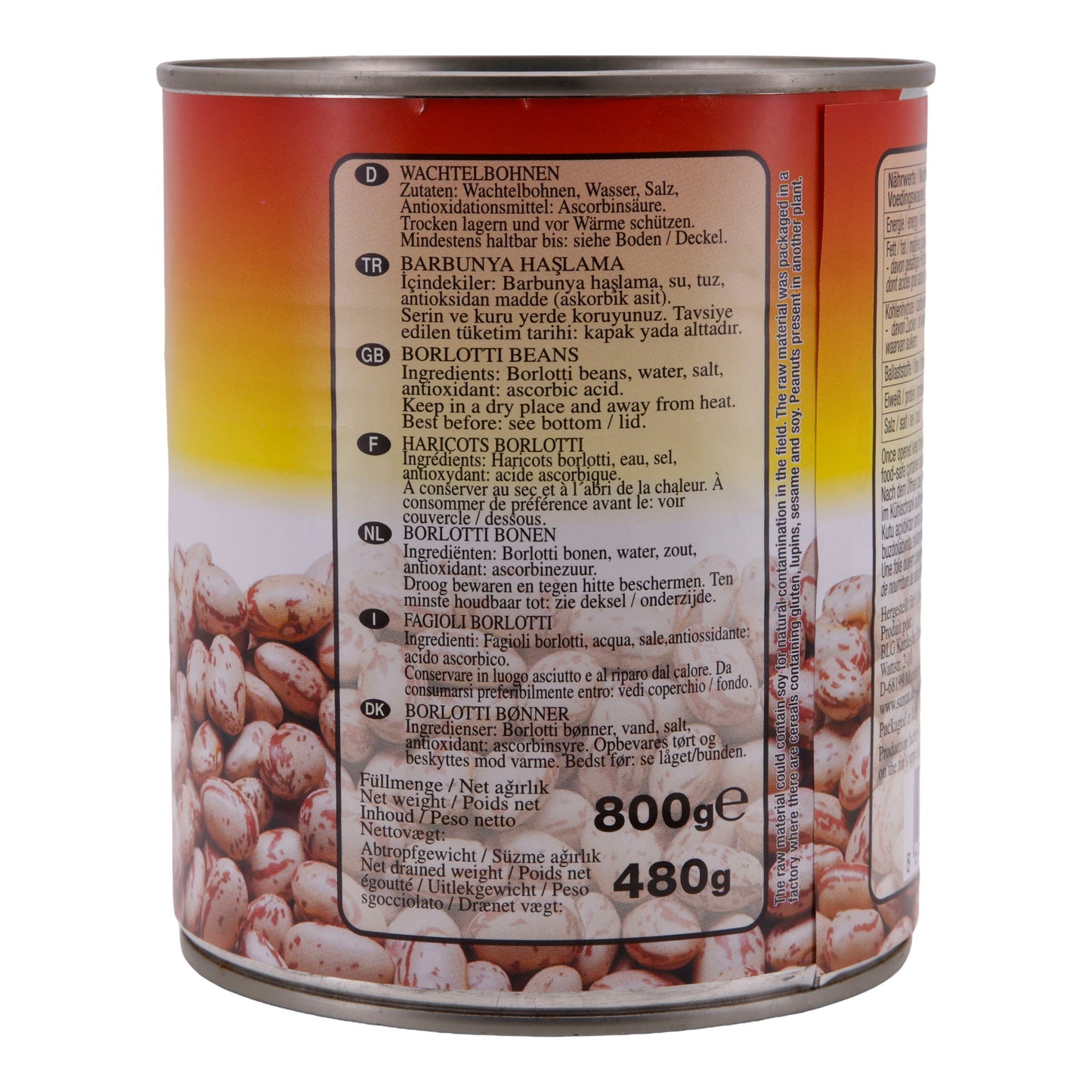 Wachtelbohnen Suntat | Hülsenfrüchte | Vielseitige Hülsenfrüchte | 800 g