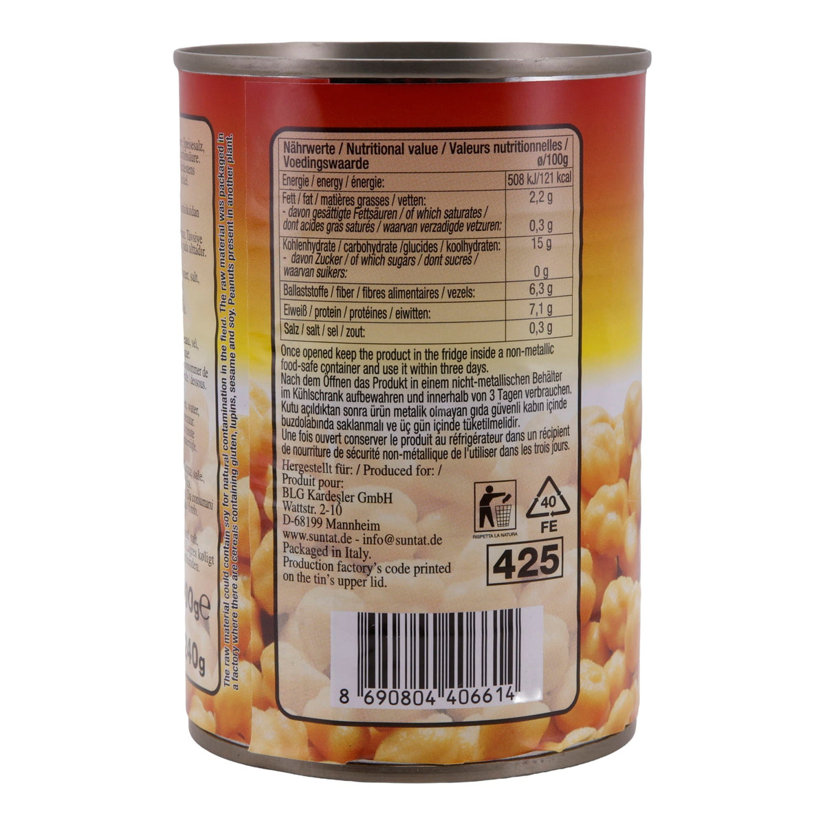 Kichererbsen Suntat | Hülsenfrüchte | Vielseitig | 400 g SUNTAT