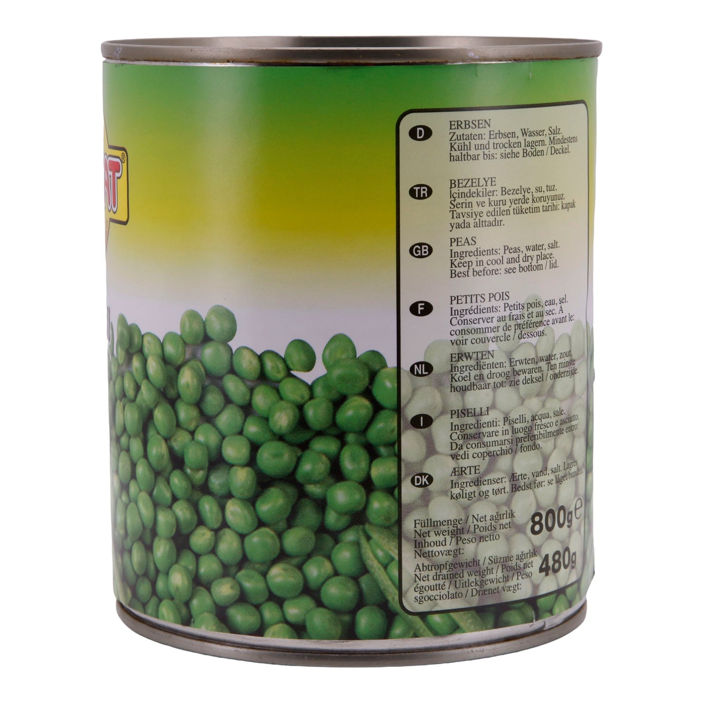 Piselli verdi Suntat | Legumi | Piselli | 800 g
