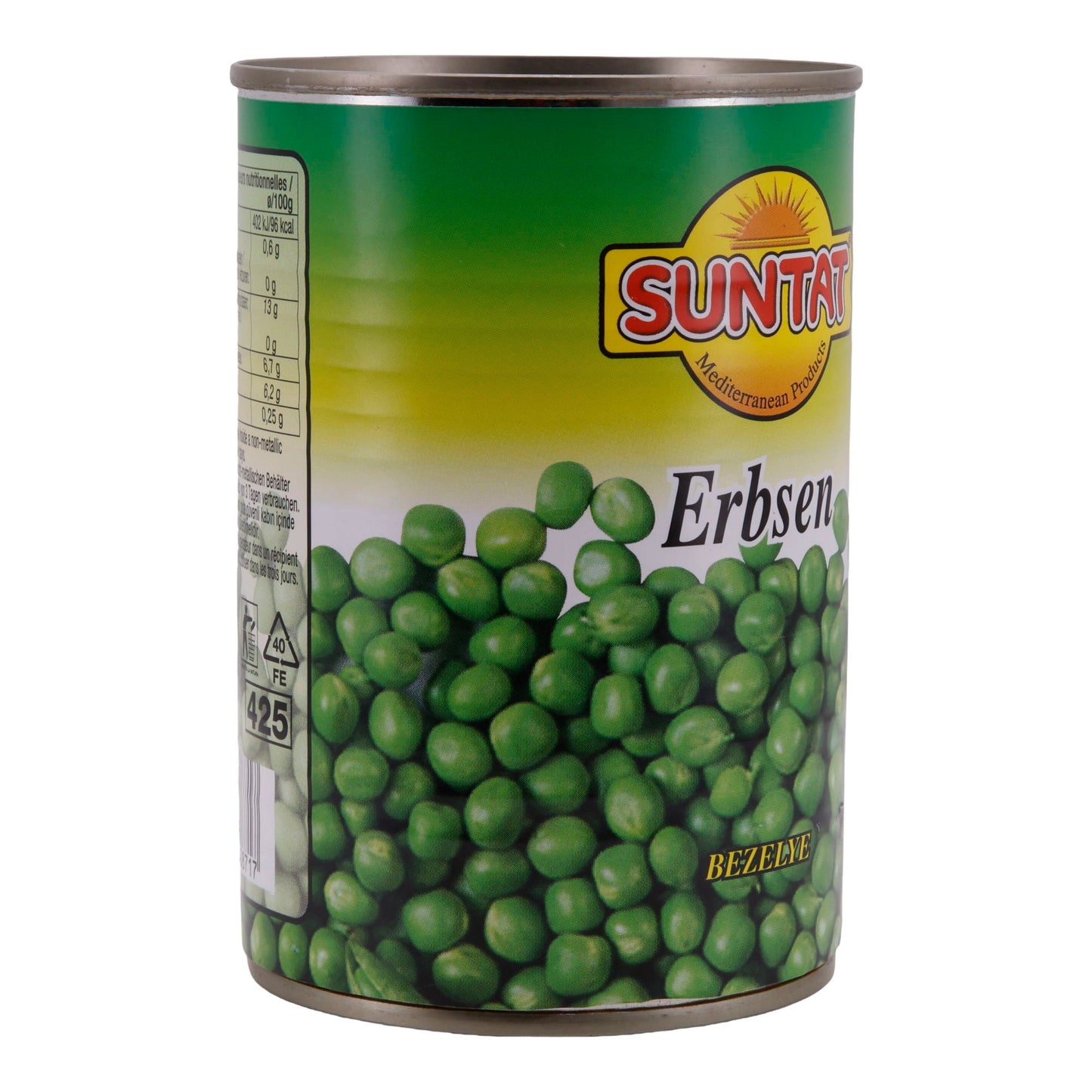 Grüne Erbsen Suntat | Hülsenfrüchte | Vielseitig verwendbar | 400 g SUNTAT