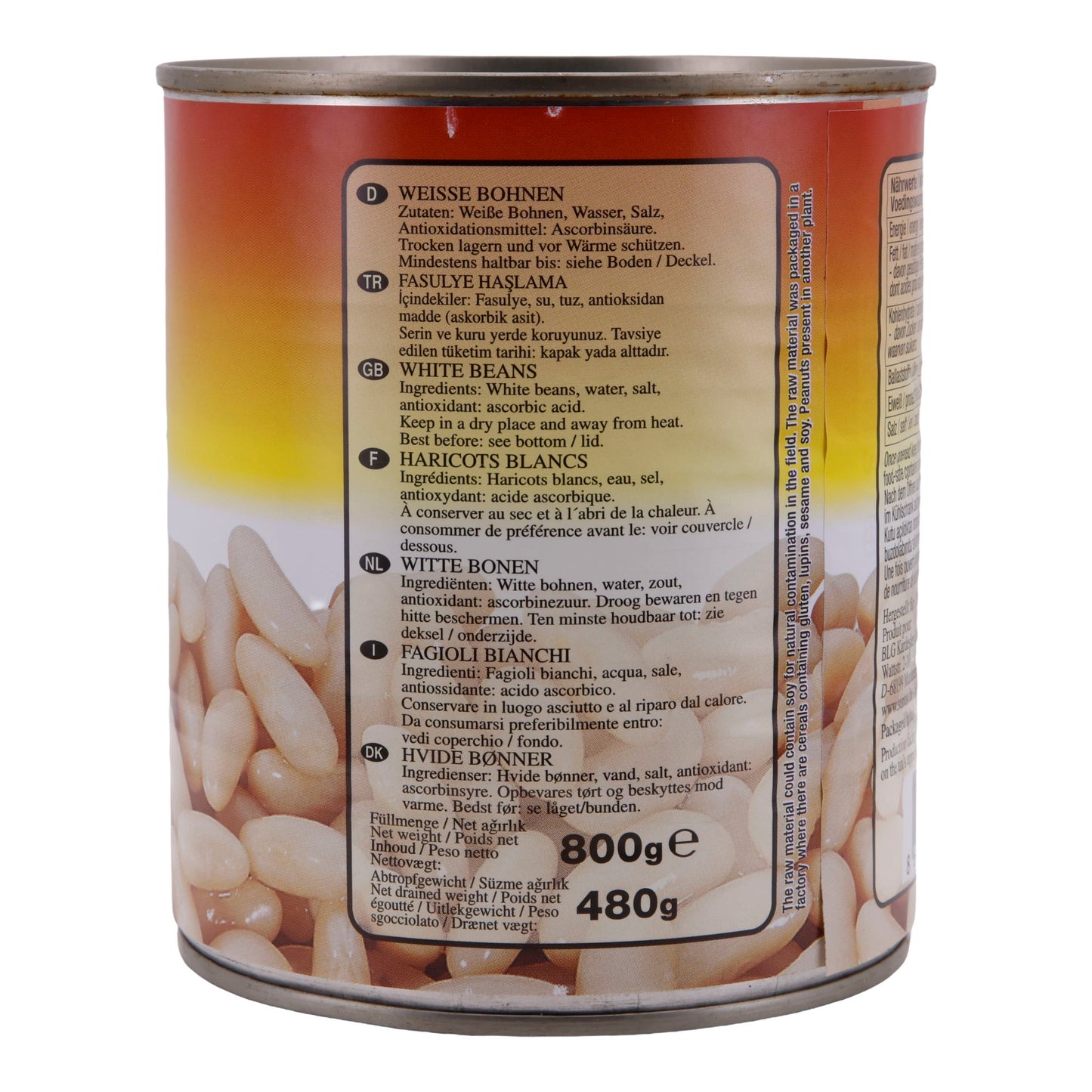 Weiße Bohnen Suntat | Bohnen | Vielseitig | 800 g