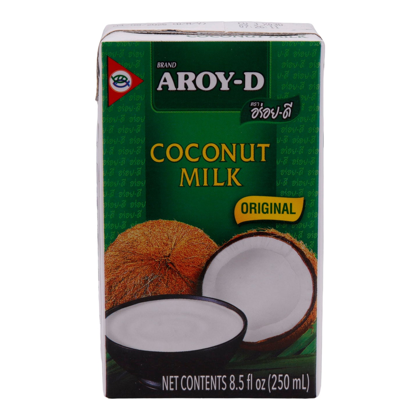 Aroy-D Coconut Milk Original - 250 ml - Creamy & Aromatic