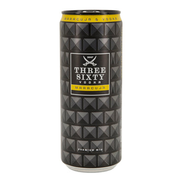 Alkoholisches Mischgetränk Three Sixty Vodka | Maracuja | 10 % vol | 0,33 l Dose Three Sixty