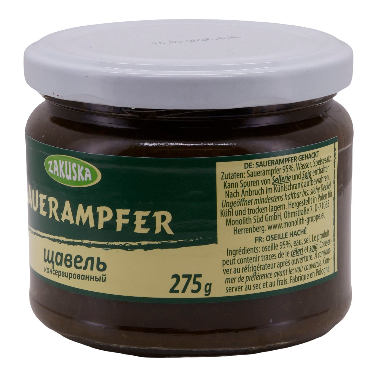 Sauerampfer Zakuska | Gehakt | Aromatische basis voor soepen | 275g