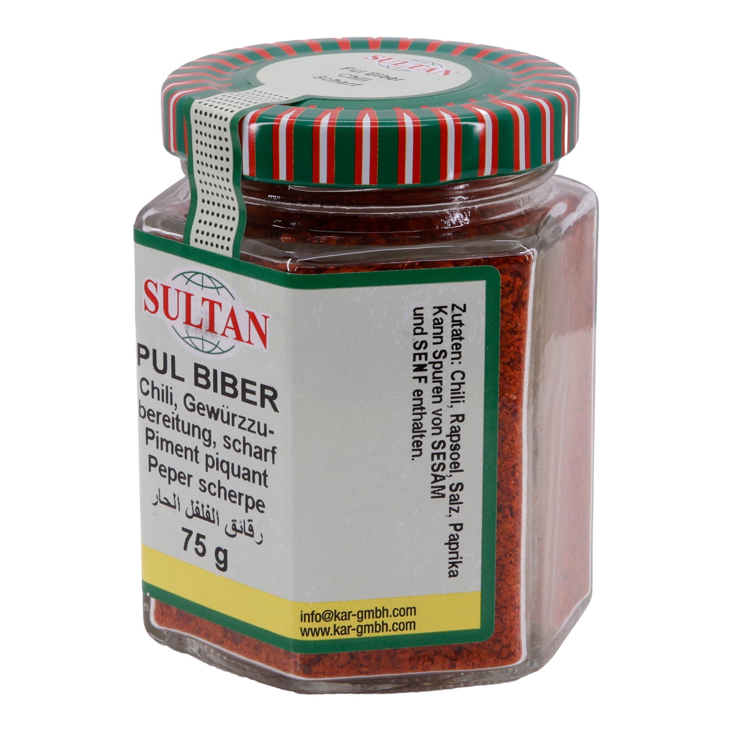 Chili Gewürz Sultan | Pul Biber | Scharf | 75 g