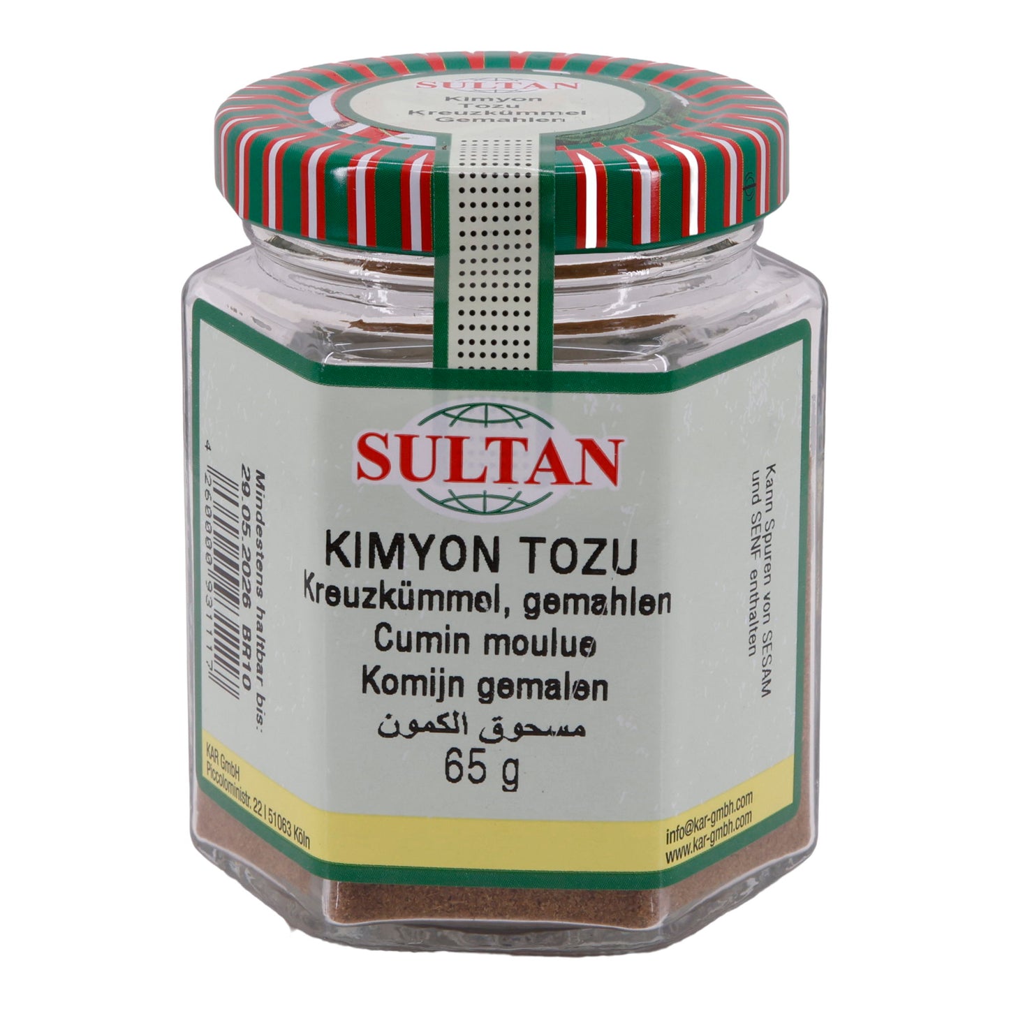 Komijn Sultan | Kimyon Poeder | Gemalen | 65 g Glas
