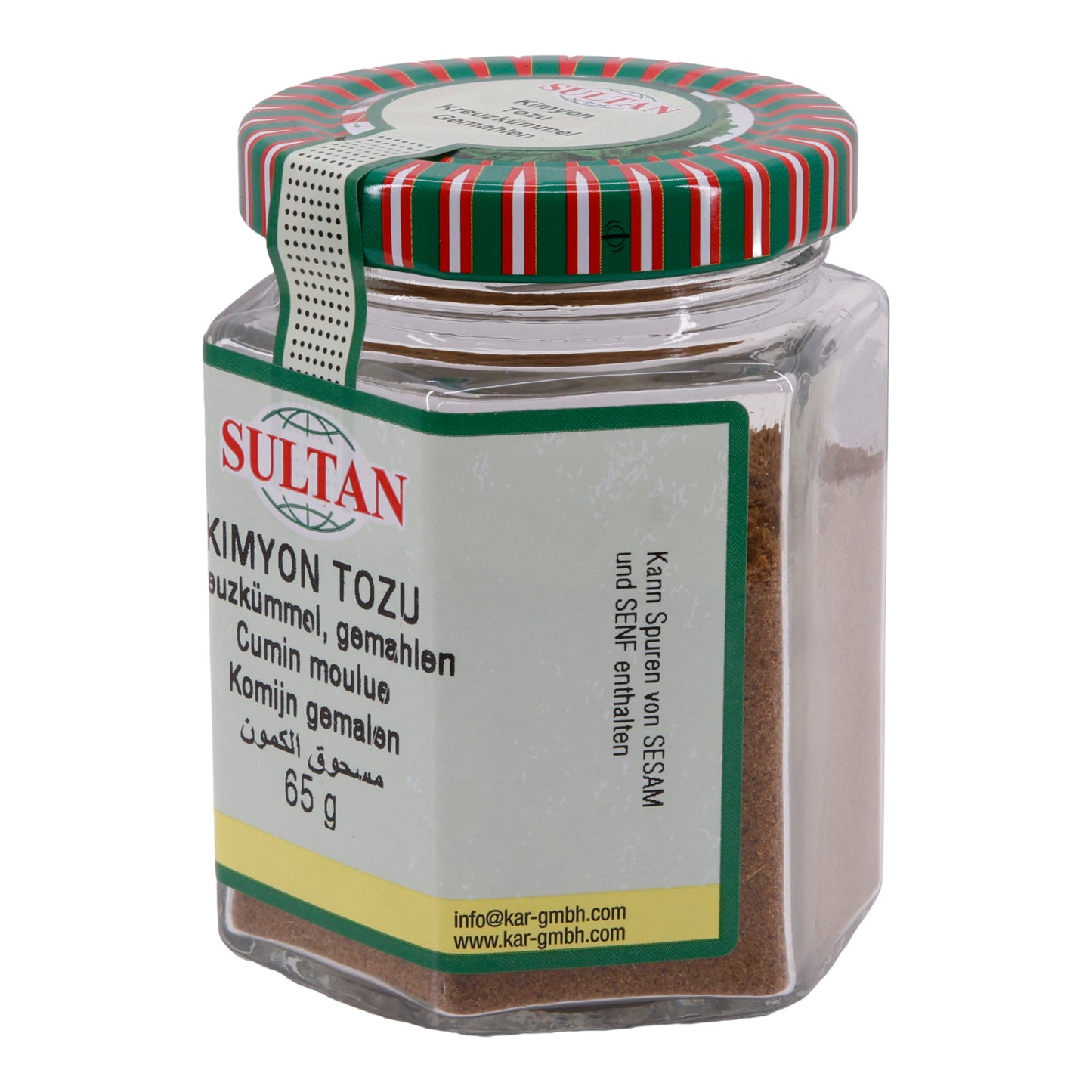Komijn Sultan | Kimyon Poeder | Gemalen | 65 g Glas