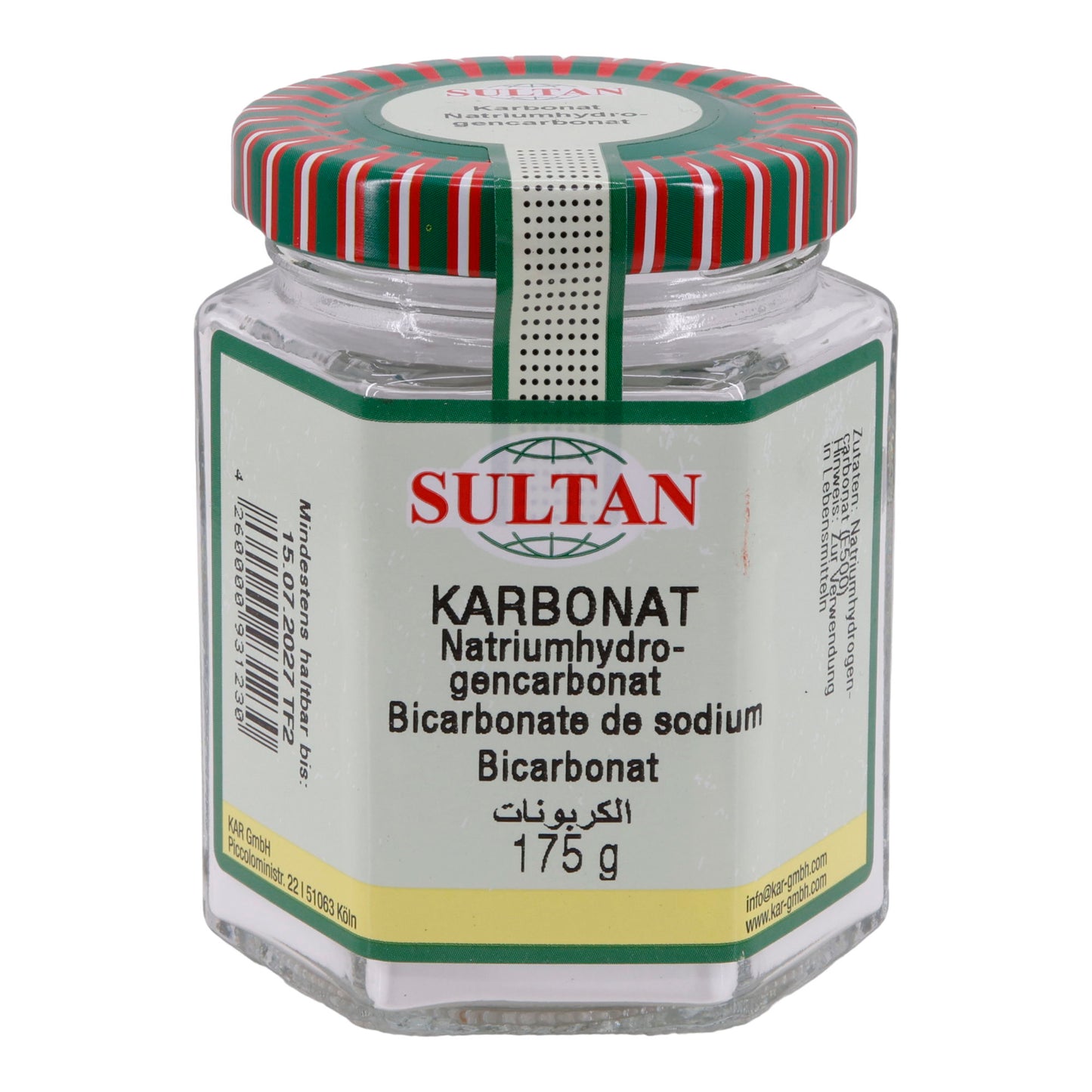 Speisesoda Sultan | Gewürz | Natriumhydrogencarbonat | 175 g Glas