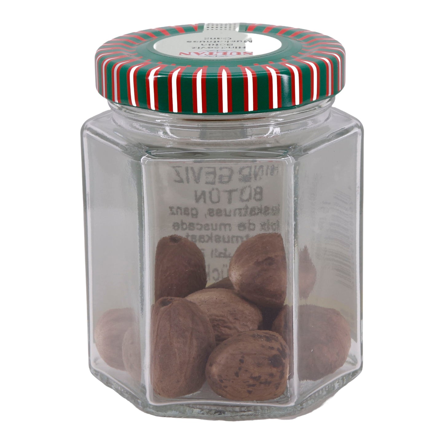 Muskaatnoot Sultan | Hele Muskaatnoot | 8 Stuks in Glas