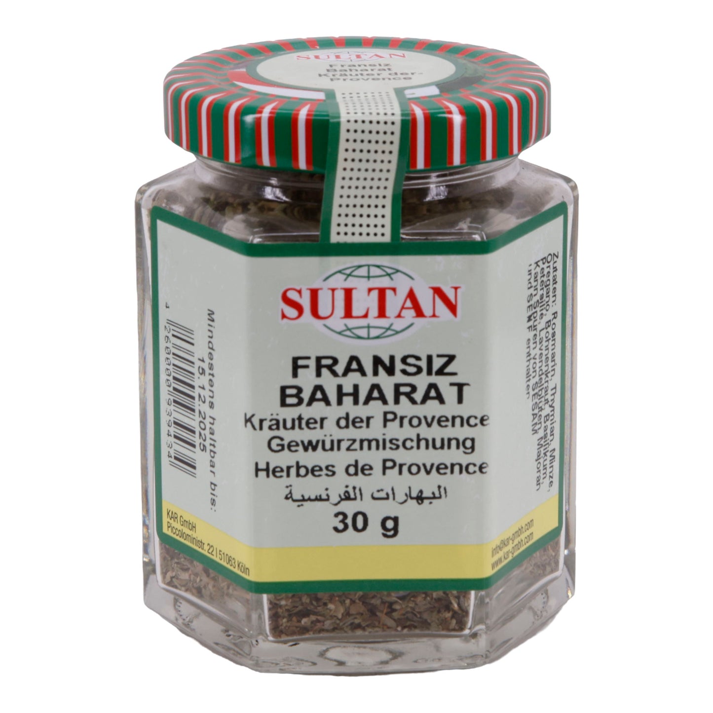 Kräutermischung Sultan | Fransiz Baharat | Kräuter der Provence | 30 g
