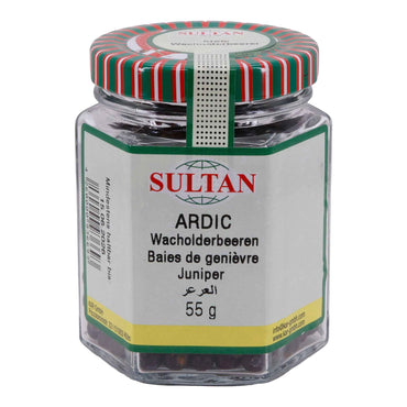 Gewürz Sultan | Wacholderbeeren | Getrocknet, Glas | 55 g