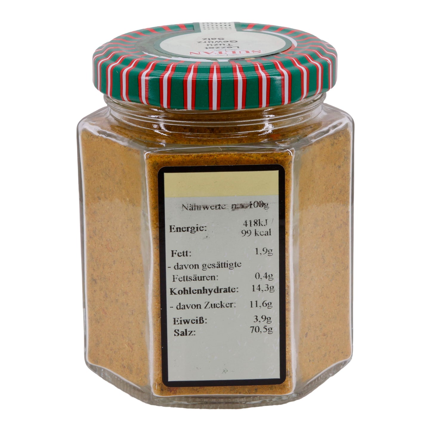 Gewürz Sultan Lezzet | Tuzu Gewürzsalz | Universelle Würze für Fleisch, Suppen und Saucen | 160 g