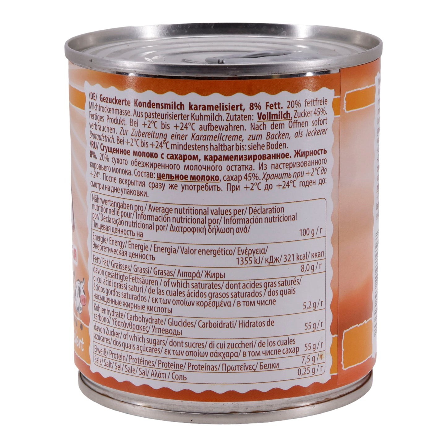 Latte condensato caramellato 33 Mucche | Latte condensato | Zuccherato | Lattina da 397 g