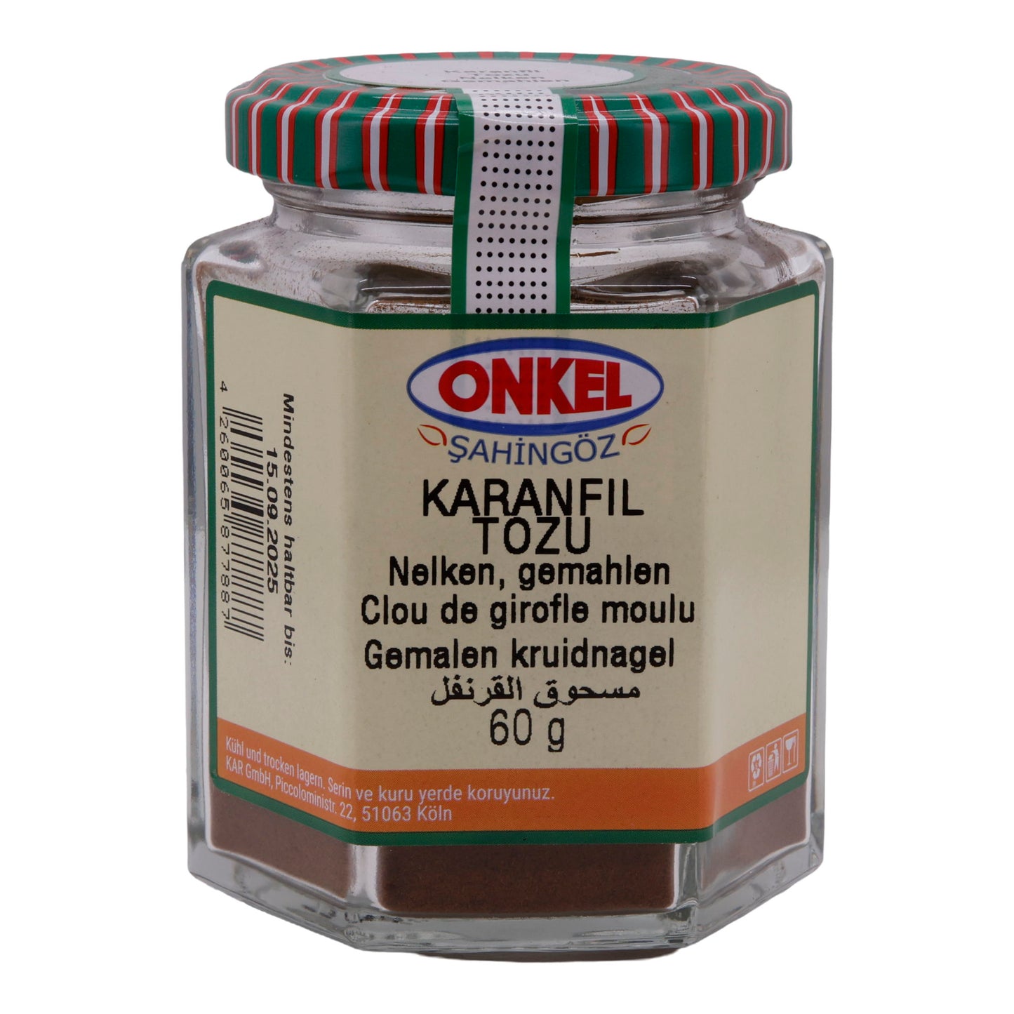 Karanfil Tozu Onkel Şahingöz | Kruiden | Gemalen Kruidnagel | 60 g
