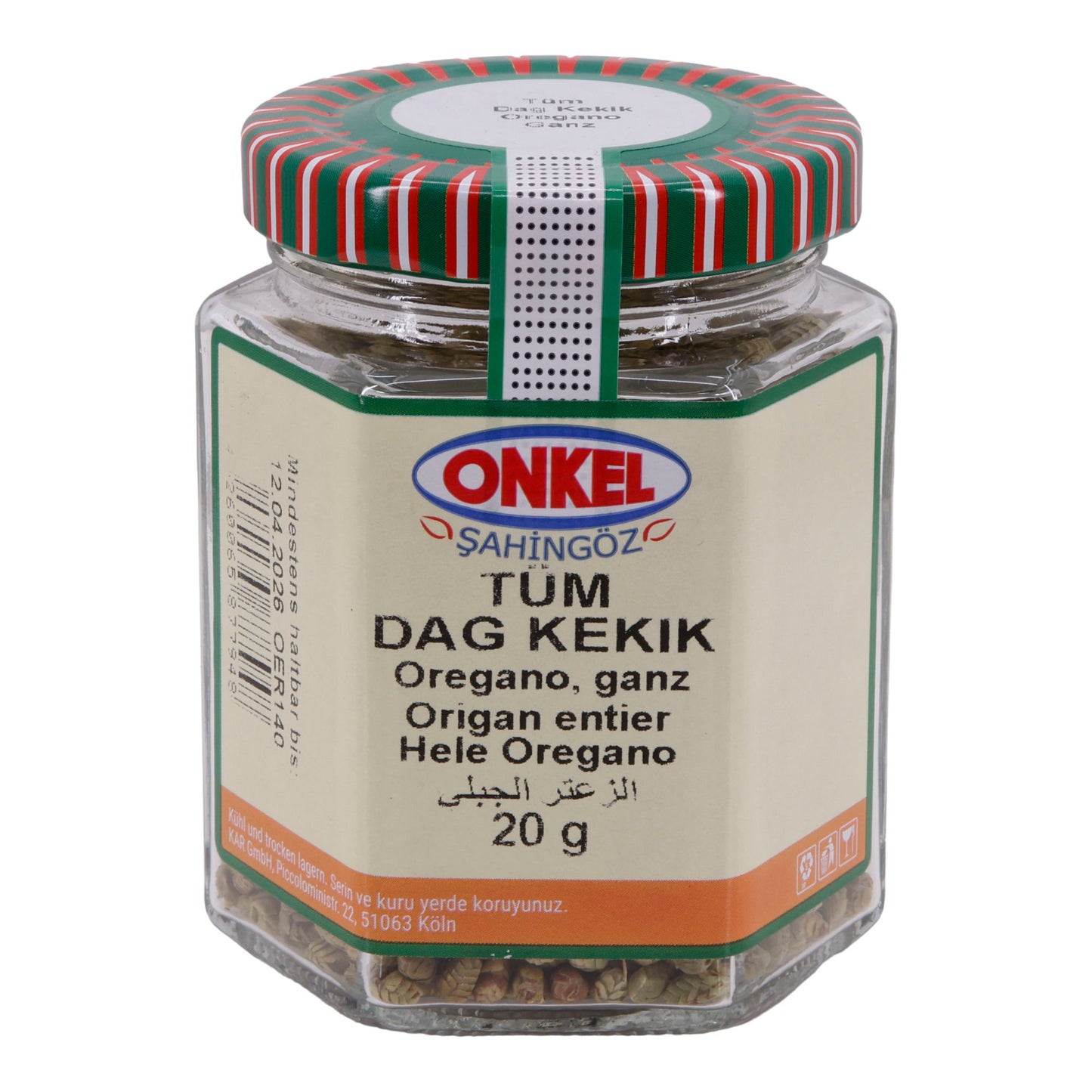 Dağ Kekik Onkel Şahingöz | Kruiden | Hele Oregano | 20 g