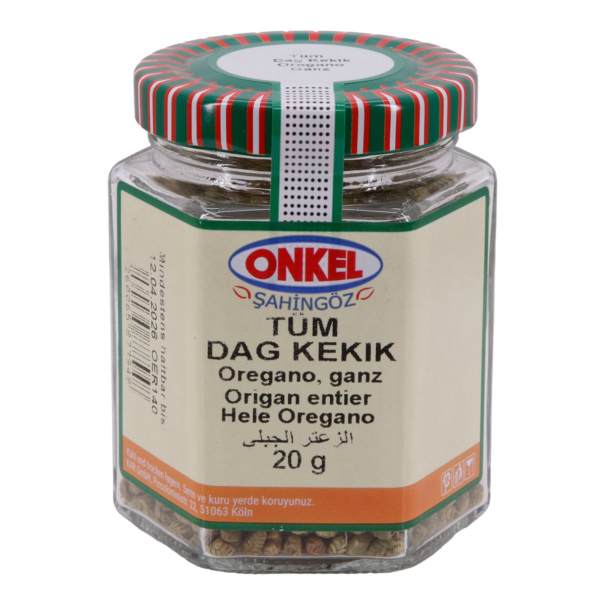 Dağ Kekik Onkel Şahingöz | Kräuter | Ganzer Oregano | 20 g ONKEL SAHINGÖZ