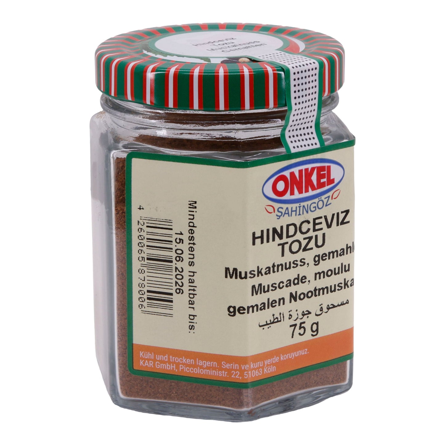 Hindceviz Tozu Onkel Şahingöz | Gewürz | Gemahlene Muskatnuss | 75 g ONKEL SAHINGÖZ