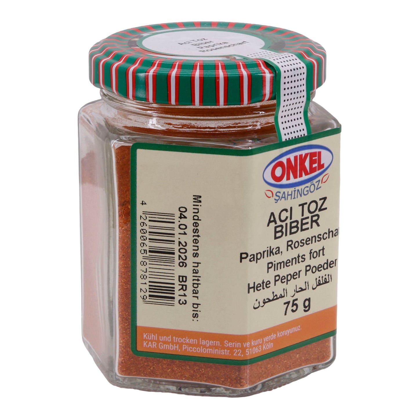 Aci Toz Biber Onkel Şahingöz | Paprika | Rosenscharf | 75 g