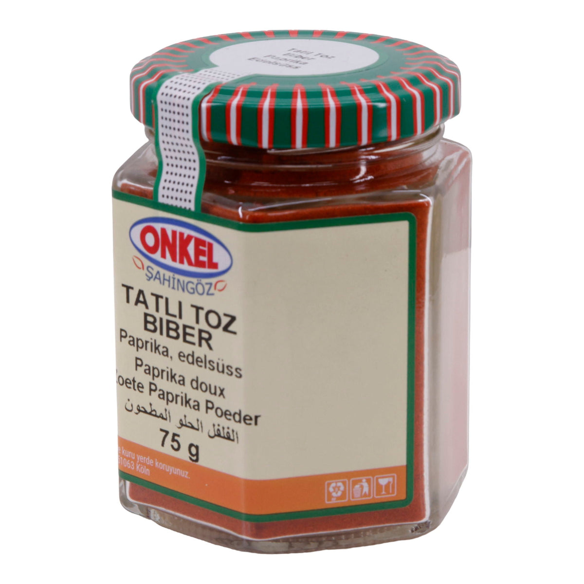 Paprika Onkel Şahingöz | edelsüß | Mildes Paprikapulver für aromatische Würze | 75 g ONKEL GEWÜRZE