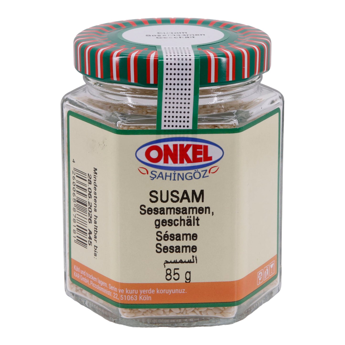 Sesamzaad Onkel Şahingöz Sesam | Geschild | 85 g