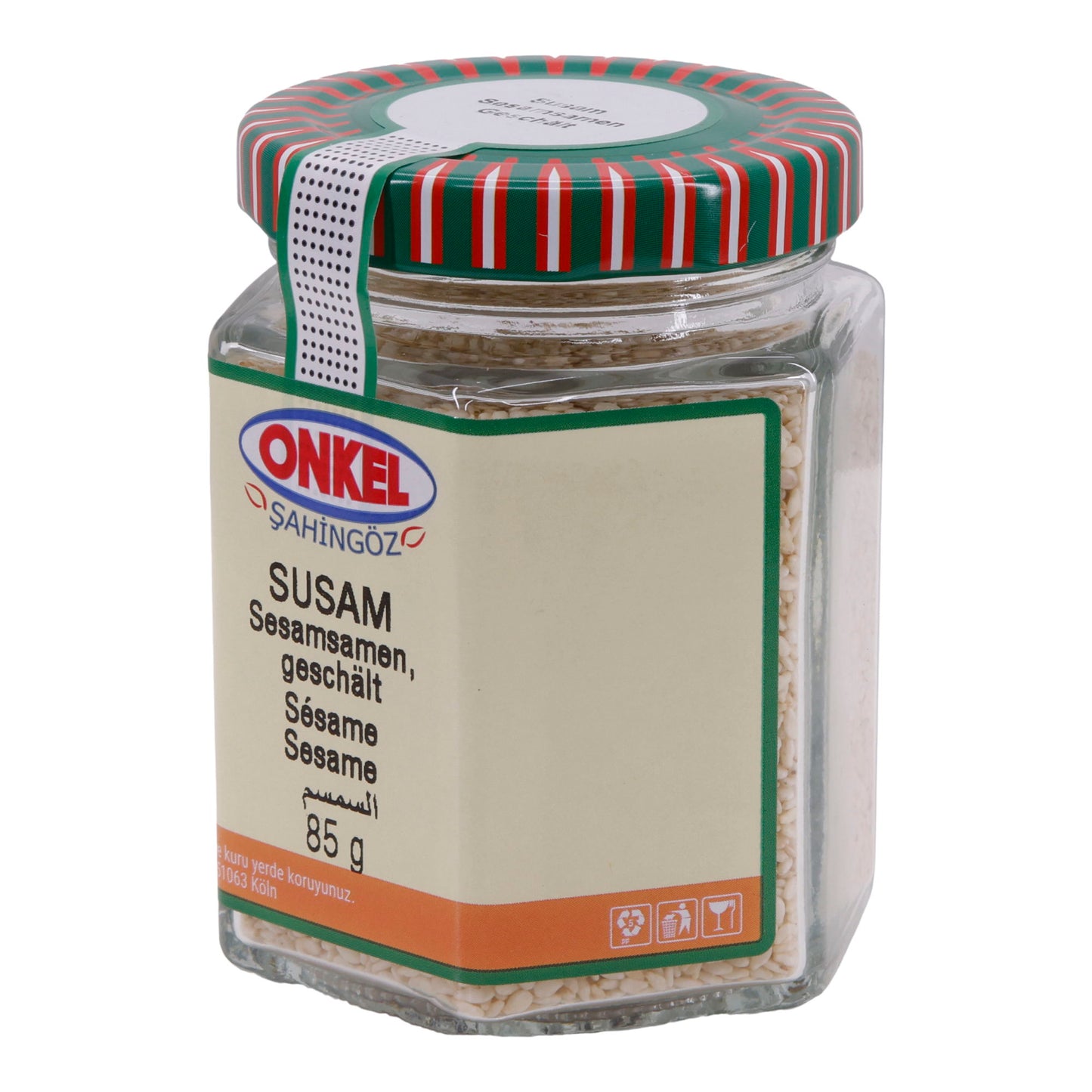 Sesamzaad Onkel Şahingöz Sesam | Geschild | 85 g