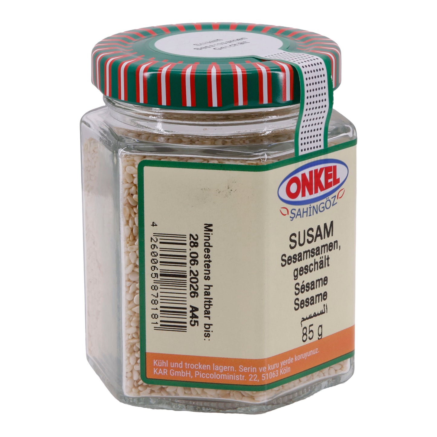 Sesamzaad Onkel Şahingöz Sesam | Geschild | 85 g