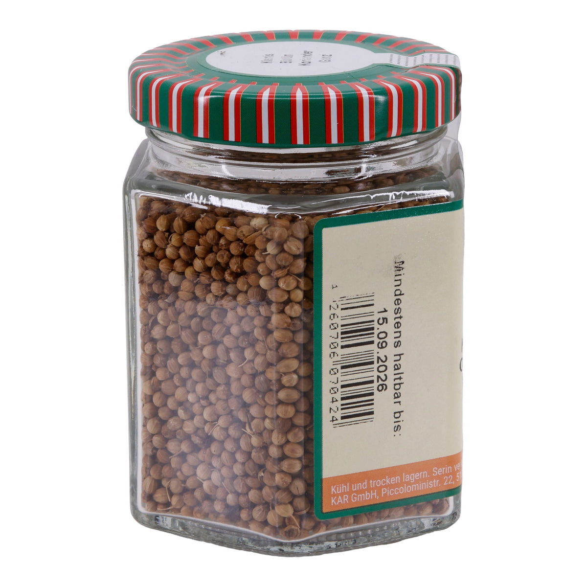 Koriander Onkel Şahingöz | ganz | Ganze Koriandersamen im Glas | 45 g SULTANIM