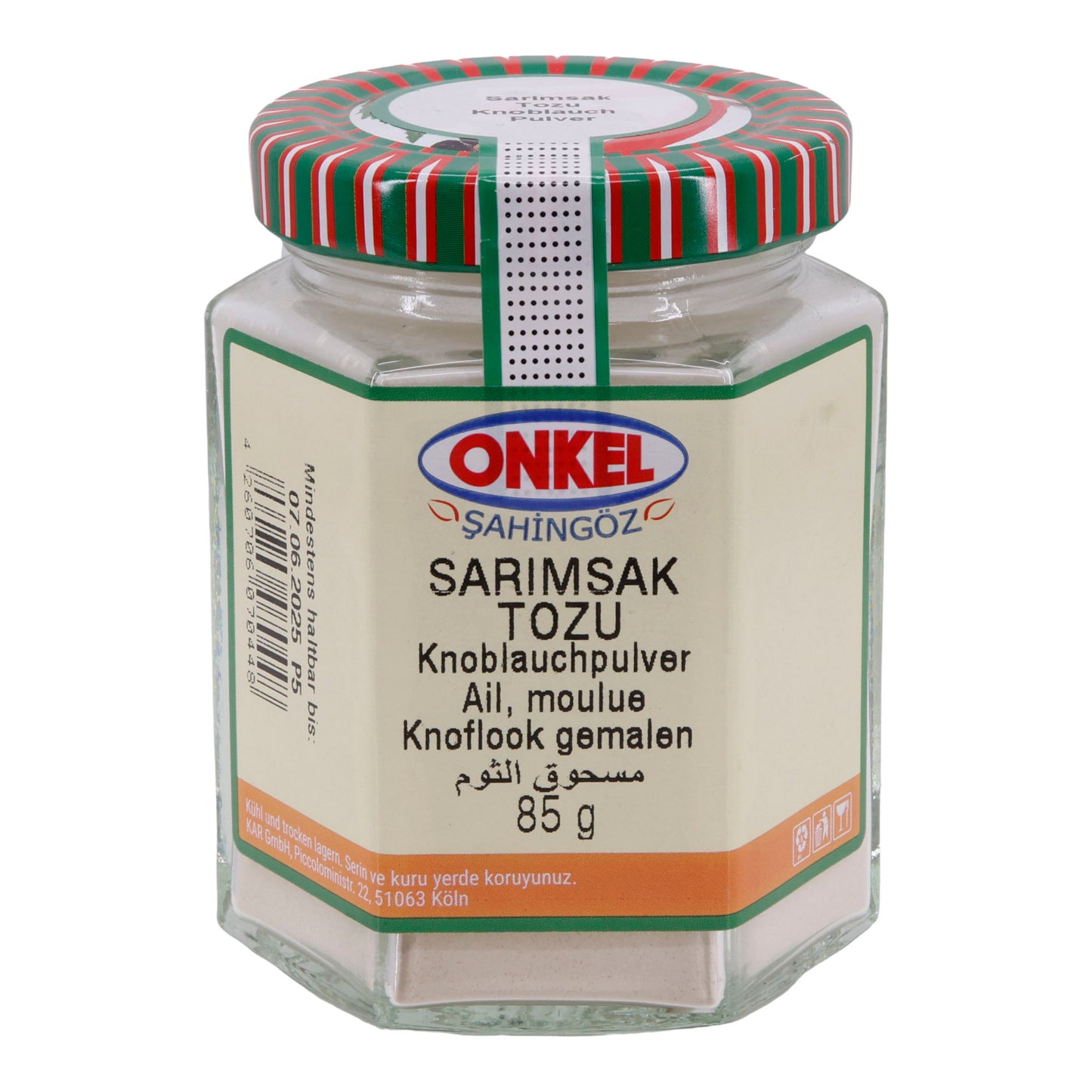 Sarımsak Tozu Onkel Şahingöz | Kruiden | Knoflookpoeder | 85 g