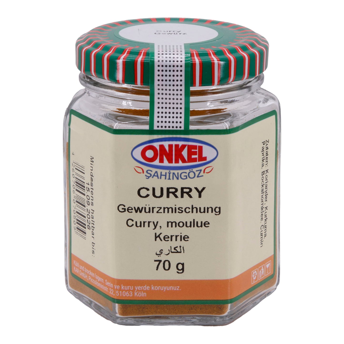 Curry Oom Şahingöz | Kruidenmix | 70 g