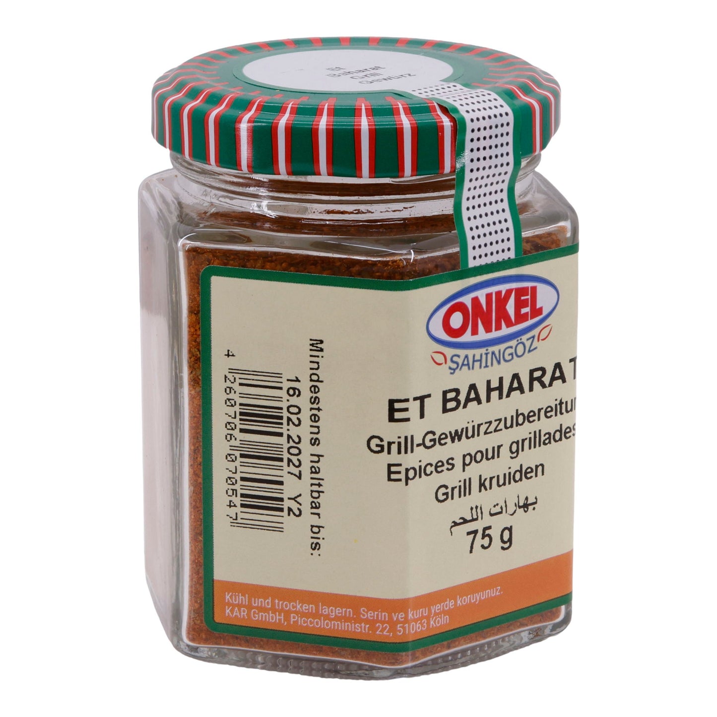 Et Baharat Onkel Şahingöz | Gewürzmischung | Grill-Gewürzzubereitung | 75 g ONKEL SAHINGÖZ