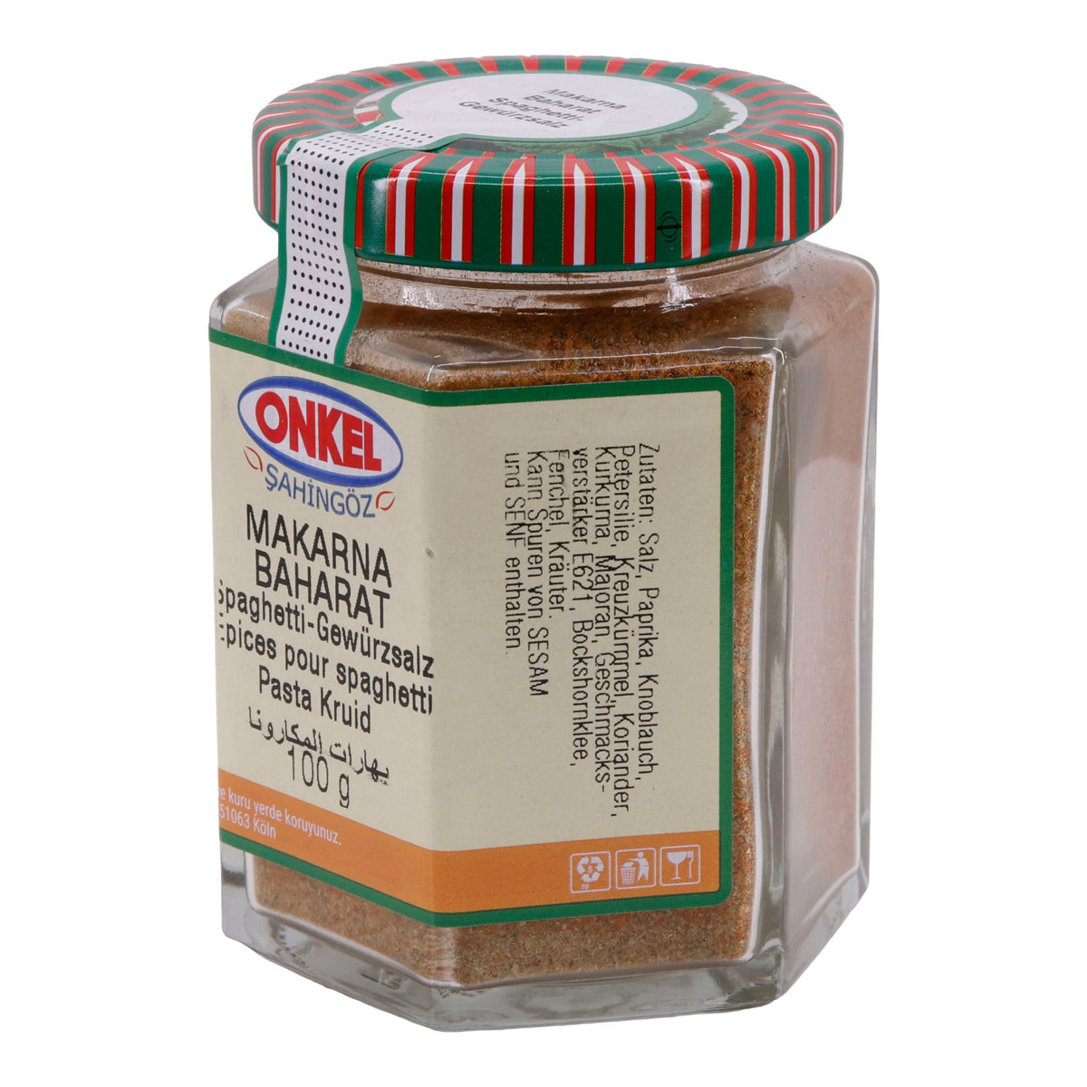 Makarna Baharat Onkel Şahingöz | Gewürz | Spaghetti-Gewürzsalz | 100 g ONKEL SAHINGÖZ