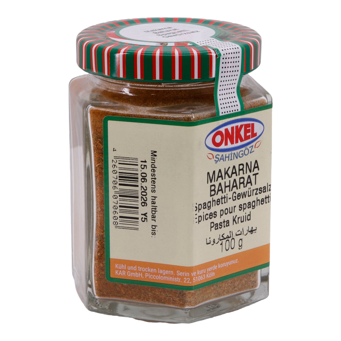 Makarna Baharat Onkel Şahingöz | Gewürz | Spaghetti-Gewürzsalz | 100 g
