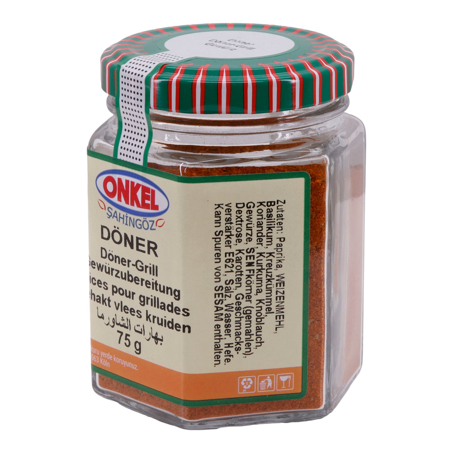 Döner Onkel Şahingöz | Döner-Grill Gewürzmischung | 75 g