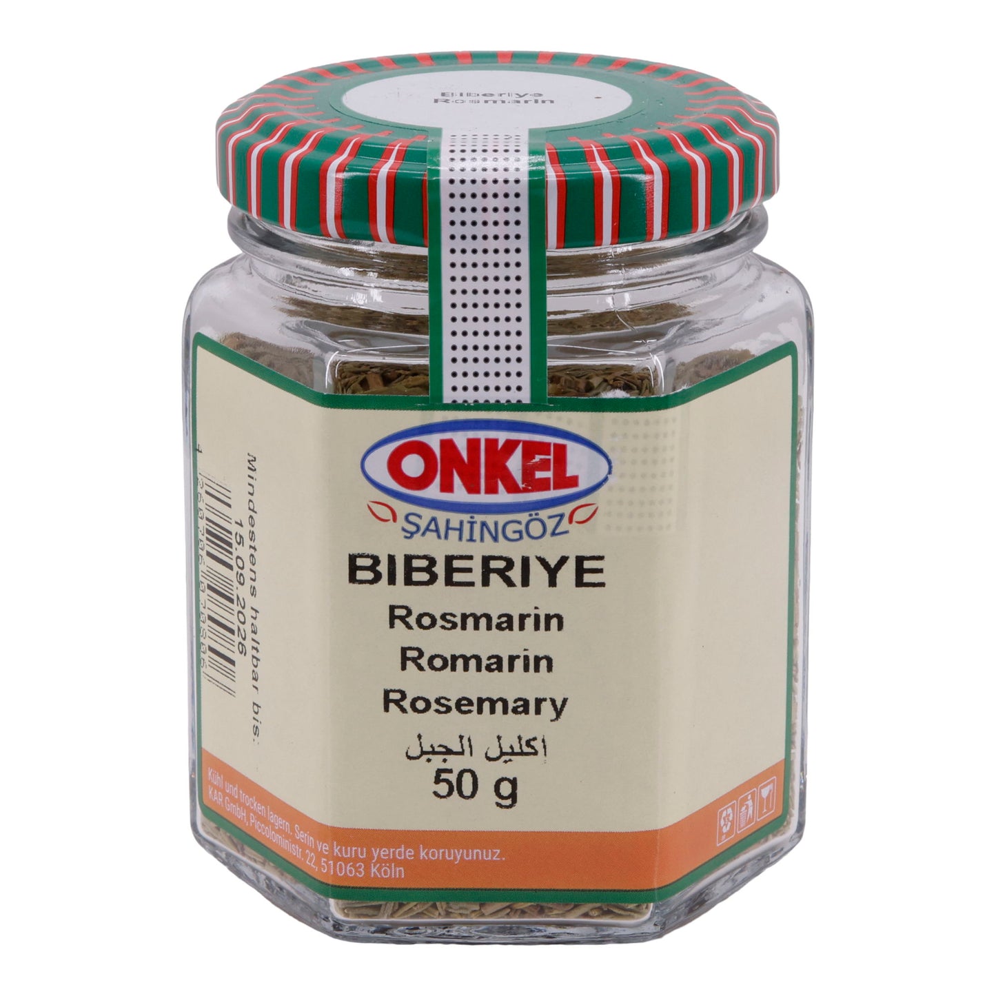 Biberiye Onkel Şahingöz | Rozemarijn | Gekamd | 50 g