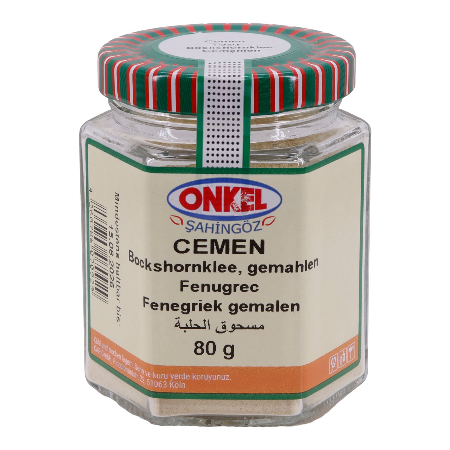 Bockshornklee Onkel Şahingöz | Cemen | Moulu | 80g